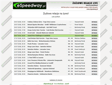 Tablet Screenshot of live.espeedway.pl